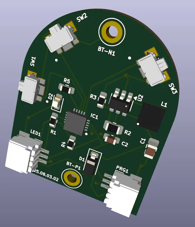 Refined controller and battery prototype parts